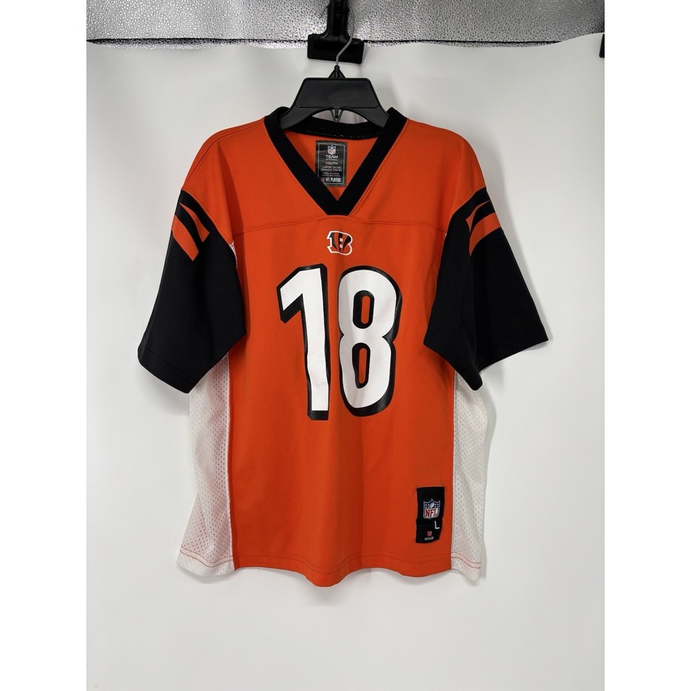 AJ Green Cincinnati Bengals Jersey Orange NFL Youth Boys Kids Size Large 14/16